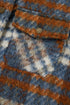 Plaid Print Chest Pockets Turn Down Collar Shacket